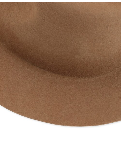 ADAM ET ROPE'（アダムエロペ）の「ウールレギュラー中折れハット（ファッション雑貨・メンズ・ブラック/グレー/キャメル・F）」の7枚目の写真