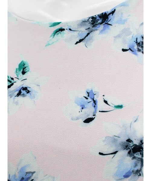 31 Sons de mode（トランテアン　ソン　ドゥ　モード）の「花柄プリントセットアッププルオーバー（トップス・レディース・ブラック/オフホワイト/ピンク・36/38）」の12枚目の写真