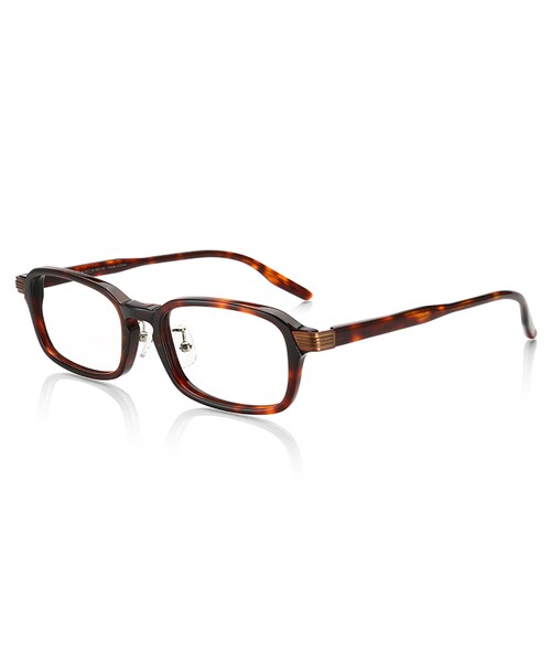 JINS(ジンズ)の「【JINS CLASSIC -Layered Acetate-】レイヤード アセテート(メガネ・メンズ・ブラウン/ネイビー/ブラウンデミ/ブラック・51□18-150○34 (Largeのみ))」の3枚目の写真