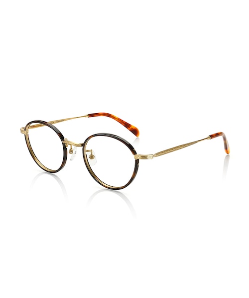 JINS（ジンズ）の「【JINS CLASSIC -Metal-】メタル（メガネ・レディース・ネイビーデミ/オフホワイト/ブラウンデミ/ダークブラウンデミ・46□21-143○39 (Smallのみ)）」の3枚目の写真