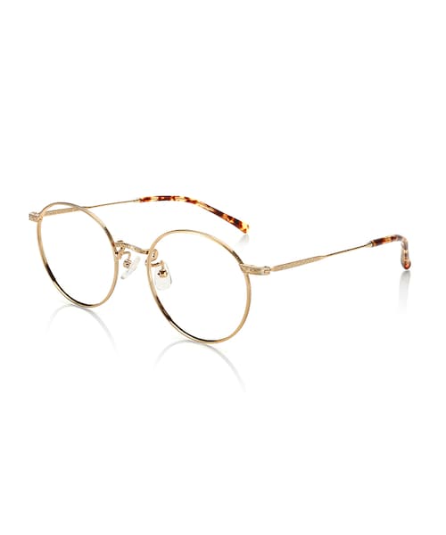 JINS（ジンズ）の「【JINS CLASSIC -Metal-】メタル（メガネ・レディース・ワイン/ライトブラウンササ/ブラウンデミ/ゴールド・51□19-146○45 (Mediumのみ)）」の4枚目の写真