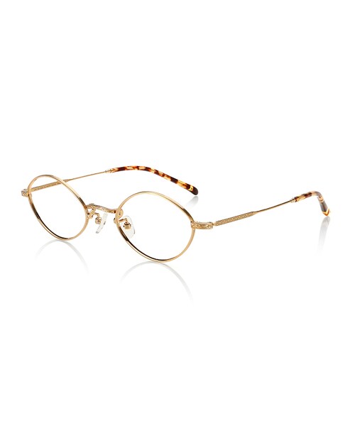 JINS（ジンズ）の「【JINS CLASSIC -Metal-】メタル（メガネ・レディース・グリーン/ピンクデミ/ブラウンデミ/ゴールド・48□21-146○36 (Smallのみ)）」の4枚目の写真