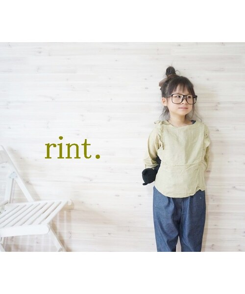 no brand（ノーブランド）の「＊9月8日12:00発売＊バックリボンブラウス　カーキ《90～130》（シャツ/ブラウス・キッズ・その他）」の2枚目の写真