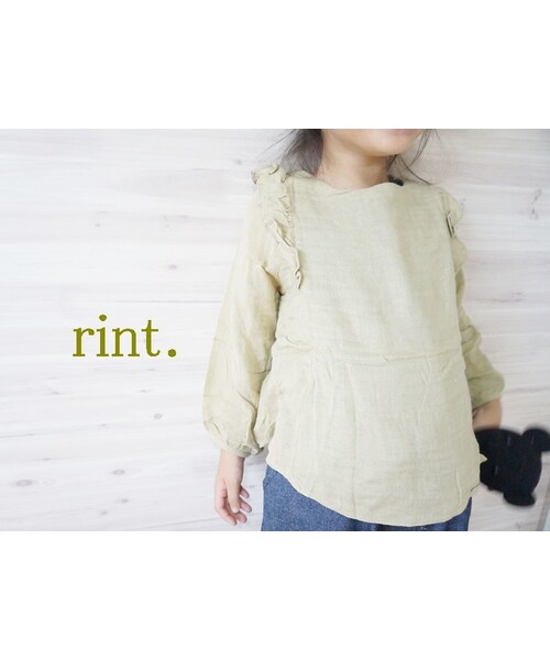 no brand（ノーブランド）の「＊9月8日12:00発売＊バックリボンブラウス　カーキ《90～130》（シャツ/ブラウス・キッズ・その他）」の11枚目の写真