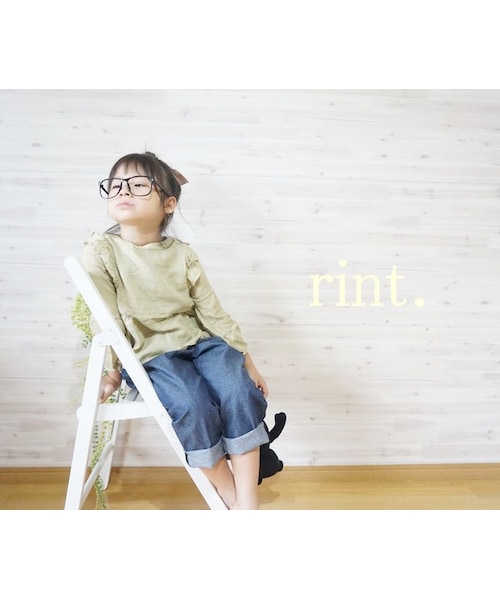 no brand（ノーブランド）の「＊9月8日12:00発売＊バックリボンブラウス　カーキ《90～130》（シャツ/ブラウス・キッズ・その他）」の9枚目の写真