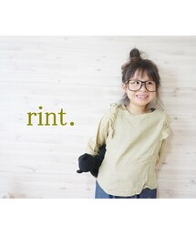 no brand | ＊9月8日12:00発売＊バックリボンブラウス　カーキ《90～130》(シャツ/ブラウス)