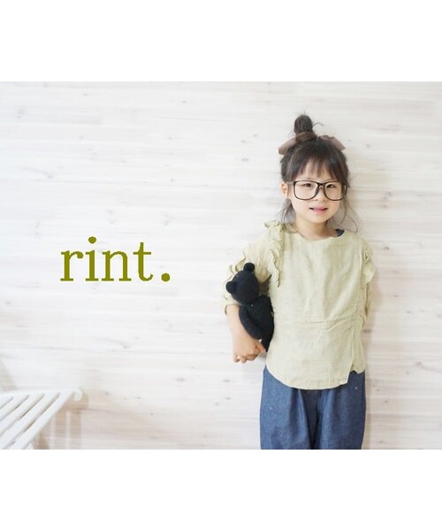 no brand（ノーブランド）の「＊9月8日12:00発売＊バックリボンブラウス　カーキ《90～130》（シャツ/ブラウス・キッズ・その他）」の7枚目の写真