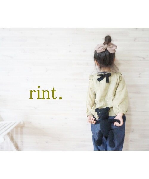 no brand（ノーブランド）の「＊9月8日12:00発売＊バックリボンブラウス　カーキ《90～130》（シャツ/ブラウス・キッズ・その他）」の8枚目の写真