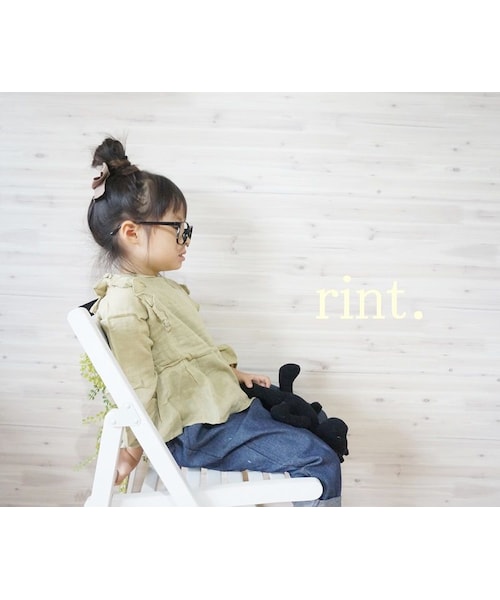 no brand（ノーブランド）の「＊9月8日12:00発売＊バックリボンブラウス　カーキ《90～130》（シャツ/ブラウス・キッズ・その他）」の5枚目の写真