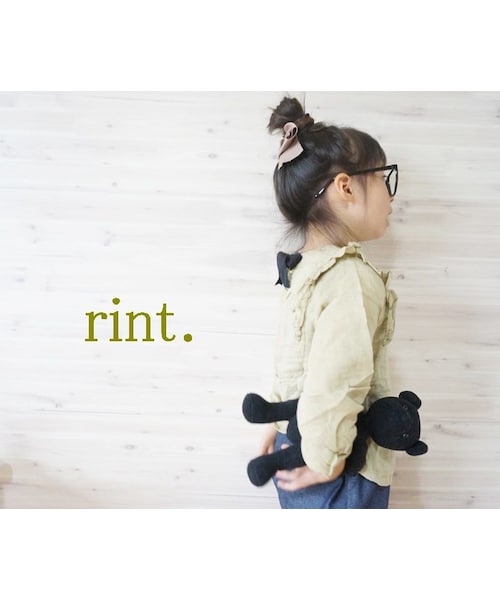 no brand（ノーブランド）の「＊9月8日12:00発売＊バックリボンブラウス　カーキ《90～130》（シャツ/ブラウス・キッズ・その他）」の3枚目の写真