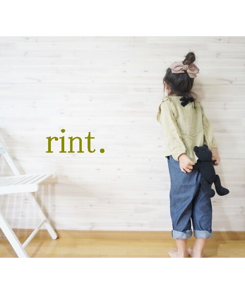 no brand（ノーブランド）の「＊9月8日12:00発売＊バックリボンブラウス　カーキ《90～130》（シャツ/ブラウス・キッズ・その他）」の10枚目の写真