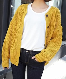 DHOLIC | ラウンドネック2WAYニットカーディガン(カーディガン/ボレロ)