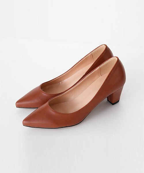 DHOLIC（ディーホリック）の「アーモンドトゥミドルヒールパンプス（パンプス・レディース・グレー/ブラウン/ブラック・230/235/240/245/250）」の3枚目の写真