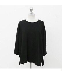 Aco Design | ゆったり 無地 tシャツ レディース/tシャツ 7分袖/ゆるtシャツ(Tシャツ/カットソー)