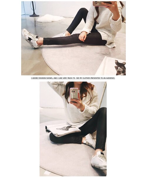 Aco Design（アコデザイン）の「ストレッチ スキニーパンツ 黒/フェイクレザー パンツ/コーティング スキニー（その他パンツ・レディース・ブラック・25-30）」の8枚目の写真