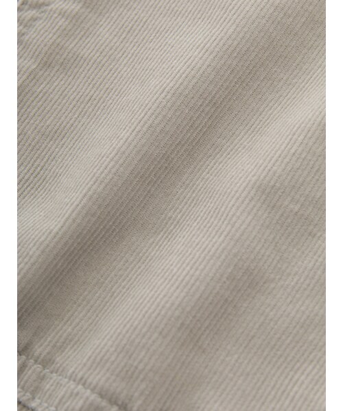 w closet（ダブルクローゼット）の「コーデュロイガウンコート（ジャケット/アウター・レディース・Lグレー/オレンジベージュ/ブラック・FREE）」の9枚目の写真