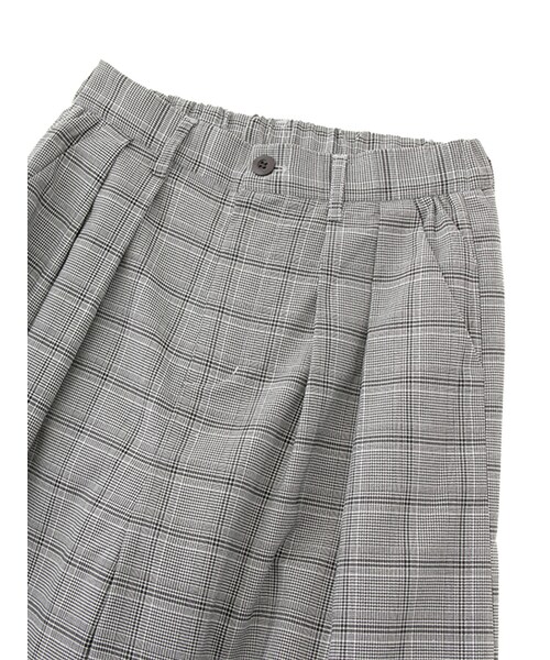 w closet（ダブルクローゼット）の「ウエストタックワイドパンツ（パンツ・レディース・グレンチェック/ヘリンボン・FREE）」の6枚目の写真