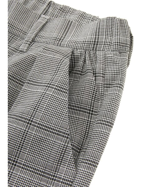 w closet（ダブルクローゼット）の「ウエストタックワイドパンツ（パンツ・レディース・グレンチェック/ヘリンボン・FREE）」の7枚目の写真