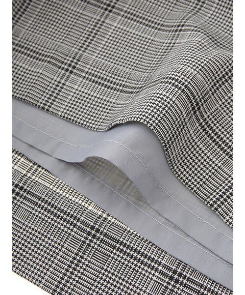 w closet（ダブルクローゼット）の「ウエストタックワイドパンツ（パンツ・レディース・グレンチェック/ヘリンボン・FREE）」の10枚目の写真