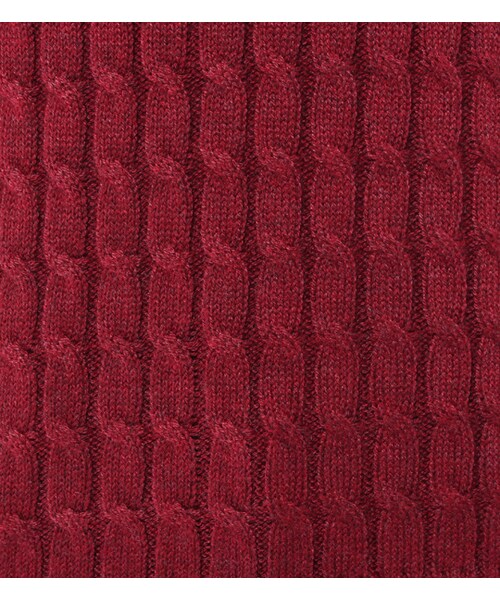 mysty woman(ミスティウーマン)の「カシミヤ混ケーブルニットプルオーバー(トップス・レディース・オフホワイト/トップグレー/ボルドー/ネイビー)」の11枚目の写真