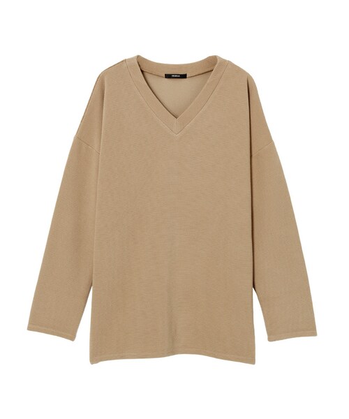 MURUA(ムルーア)の「【CASUAL】Vネックデコルテトップス(トップス・レディース・ホワイト/ブラック/ベージュ・F)」の10枚目の写真