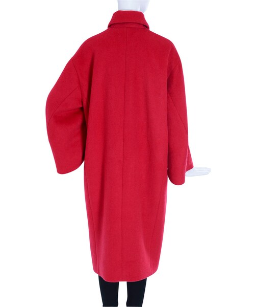 MURUA（ムルーア）の「【FEMININE】モッサウールステンカラーコート（ジャケット/アウター・レディース・ダークグレー/ブラック/レッド/キャメル）」の9枚目の写真