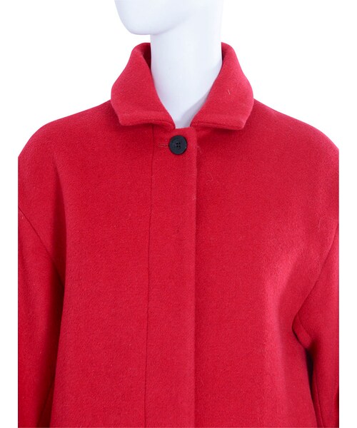 MURUA（ムルーア）の「【FEMININE】モッサウールステンカラーコート（ジャケット/アウター・レディース・ダークグレー/ブラック/レッド/キャメル）」の11枚目の写真