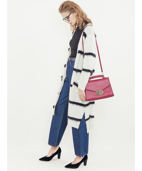 MURUA（ムルーア）の「【FEMININE】WEB限定ナローショルダーBAG（バッグ・レディース・ブラック/ボルドー/ベージュ・F）」の5枚目の写真