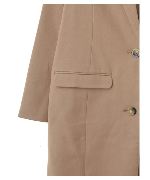 earth music&ecology（アースミュージックアンドエコロジー）の「ロングチェスターコート（ジャケット/アウター・アイボリー/グレー/ブラック/キャメル・S/M）」の8枚目の写真