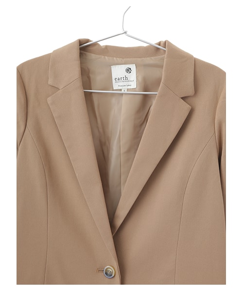 earth music&ecology（アースミュージックアンドエコロジー）の「ロングチェスターコート（ジャケット/アウター・アイボリー/グレー/ブラック/キャメル・S/M）」の7枚目の写真