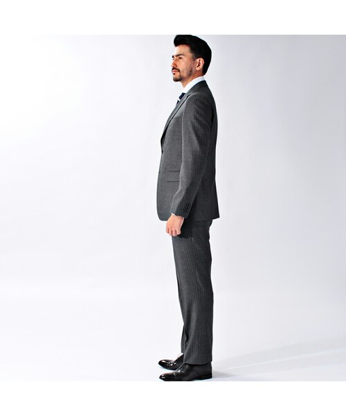 TAKEO KIKUCHI（タケオキクチ）の「REDA WARMSENSEチョークストライプ