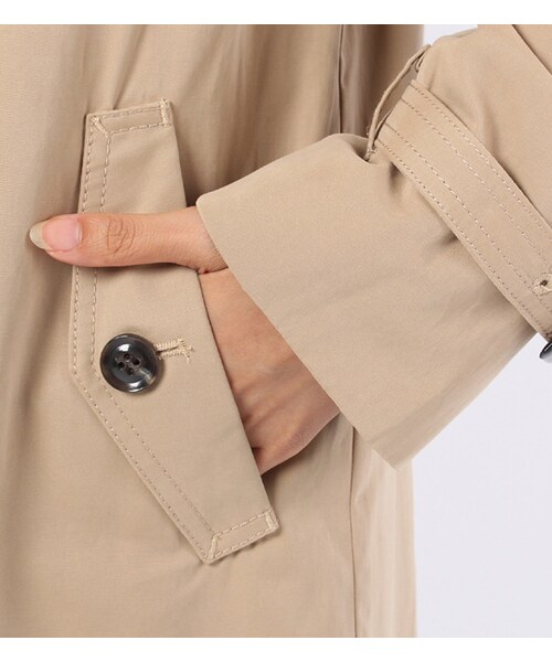 laboratory work（ラボラトリーワーク）の「ピーチ変形トレンチコート（ジャケット/アウター・レディース・ベージュ/カーキ・M）」の8枚目の写真