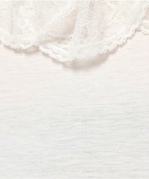 leur logette（ルルロジェッタ）の「leur logette 衿レーストップス（T 