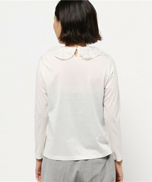 leur logette（ルルロジェッタ）の「leur logette 衿レーストップス（T 