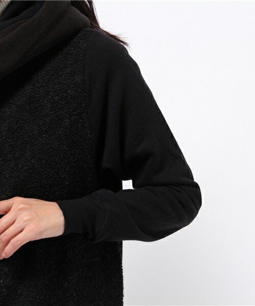 gomme（ゴム）の「フロントカバーロングパーカー（パーカー）」 - WEAR