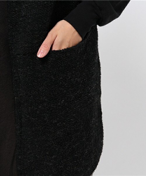 gomme（ゴム）の「フロントカバーロングパーカー（パーカー）」 - WEAR