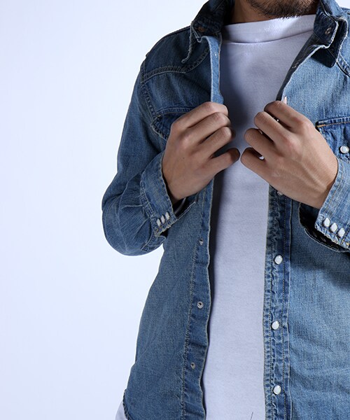 REMI RELIEF（レミレリーフ）の「デニムウエスタンノーマル（その他・メンズ・ブルー・M/L）」の7枚目の写真