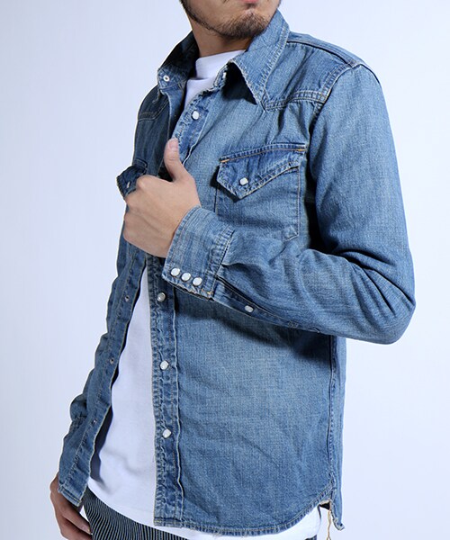 REMI RELIEF（レミレリーフ）の「デニムウエスタンノーマル（その他・メンズ・ブルー・M/L）」の5枚目の写真