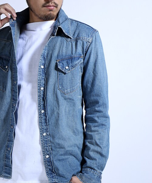 REMI RELIEF（レミレリーフ）の「デニムウエスタンノーマル（その他・メンズ・ブルー・M/L）」の3枚目の写真