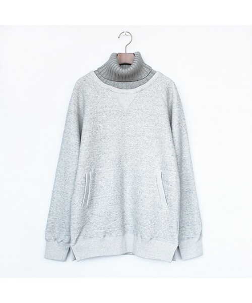 SASQUATCHfabrix.(サスクワァッチファブリックス)の「Turtleneck Sweat(トップス・Black/Grey・S/M/L)」の1枚目の写真