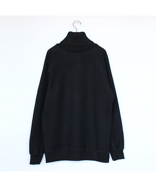 SASQUATCHfabrix.(サスクワァッチファブリックス)の「Turtleneck Sweat(トップス・Black/Grey・S/M/L)」の3枚目の写真