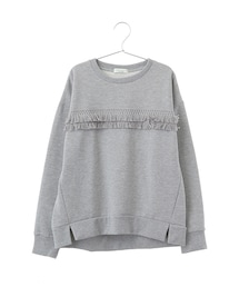 earth music&ecology | フリンジスウェットプルオーバー(トップス)