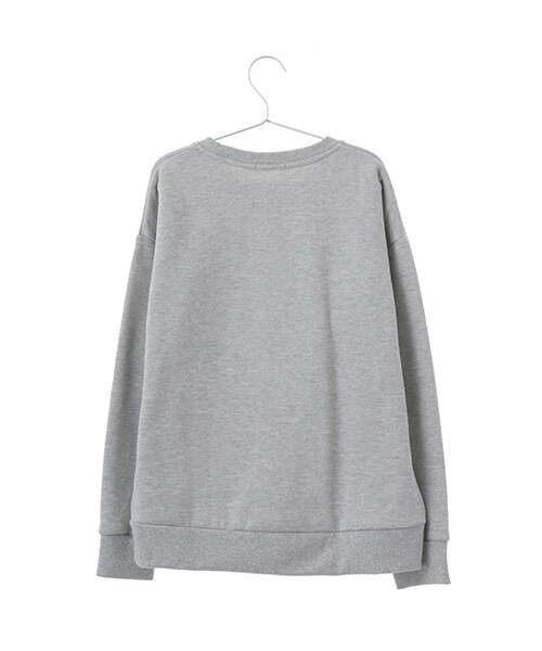 earth music&ecology（アースミュージックアンドエコロジー）の「フリンジスウェットプルオーバー（トップス・杢ホワイト/杢ライトグレー/ネイビー・F）」の5枚目の写真