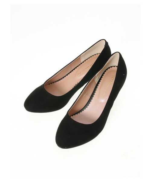 earth music&ecology（アースミュージックアンドエコロジー）の「＜WEB限定大きな・小さなサイズ＞プレーンパンプス（シューズ・ブラック/ボルドー/ネイビー/ダークグリーン/ピンクベージュ・25cm）」の6枚目の写真