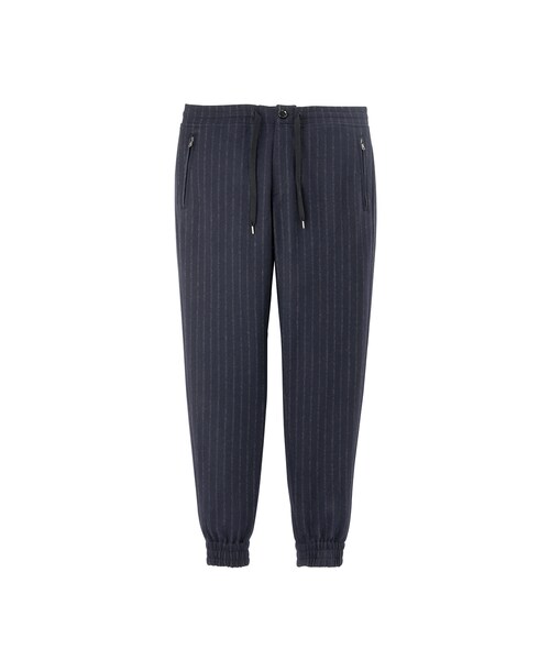 TAKEO KIKUCHI（タケオキクチ）の「コットンウールジャージーイージーパンツ（パンツ・メンズ・ライトグレー/ブルー系・M/L）」の2枚目の写真