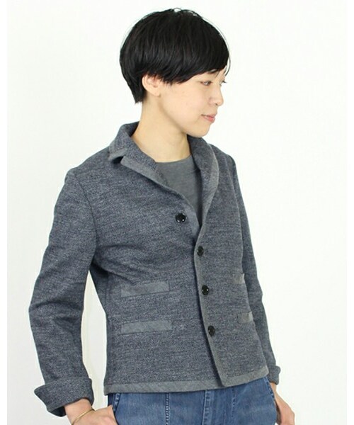45R（フォーティファイブアール）の「綿ウールジャガードジャケット
