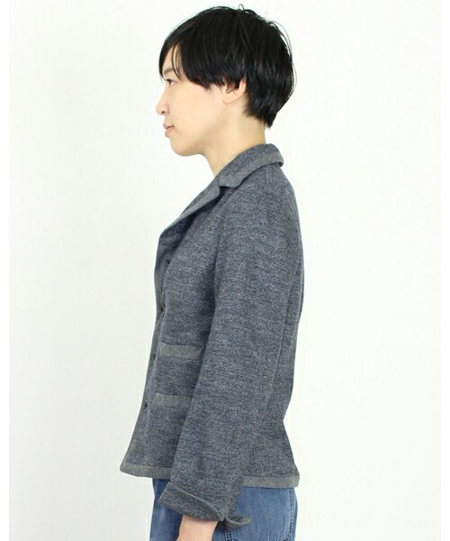 45R（フォーティファイブアール）の「綿ウールジャガードジャケット