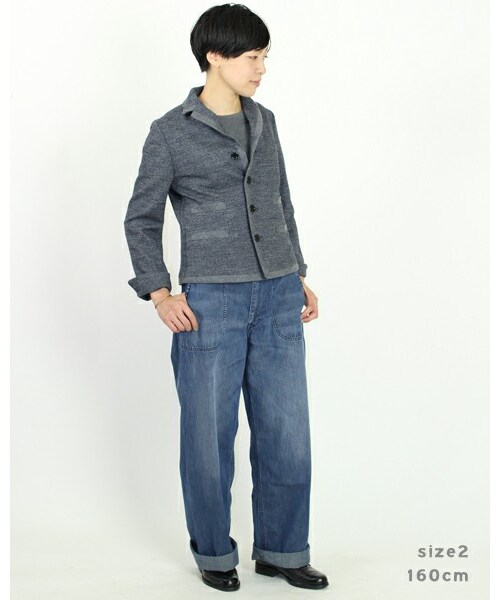 45R（フォーティファイブアール）の「綿ウールジャガードジャケット