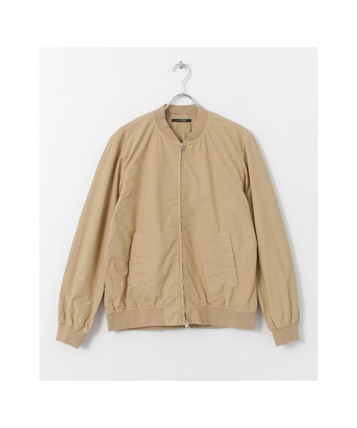 URBAN RESEARCH DOORS（アーバンリサーチドアーズ）の「タイプライターRib ブルゾン（ジャケット/アウター・メンズ・Black/Beige/Khaki・38/40）」の2枚目の写真