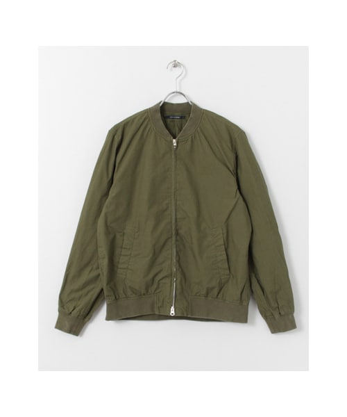 URBAN RESEARCH DOORS（アーバンリサーチドアーズ）の「タイプライターRib ブルゾン（ジャケット/アウター・メンズ・Black/Beige/Khaki・38/40）」の3枚目の写真